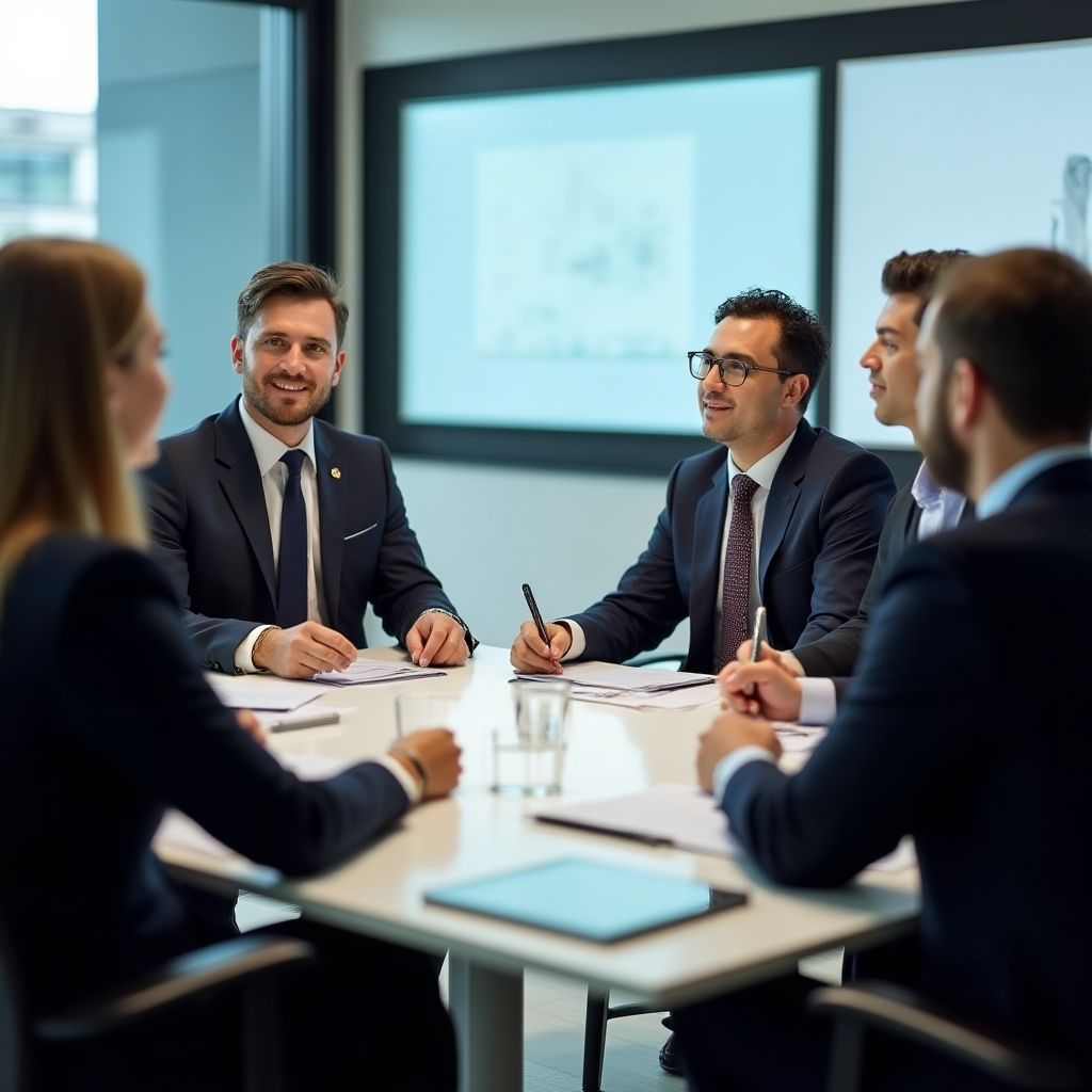 Reunión estratégica con clientes PYME